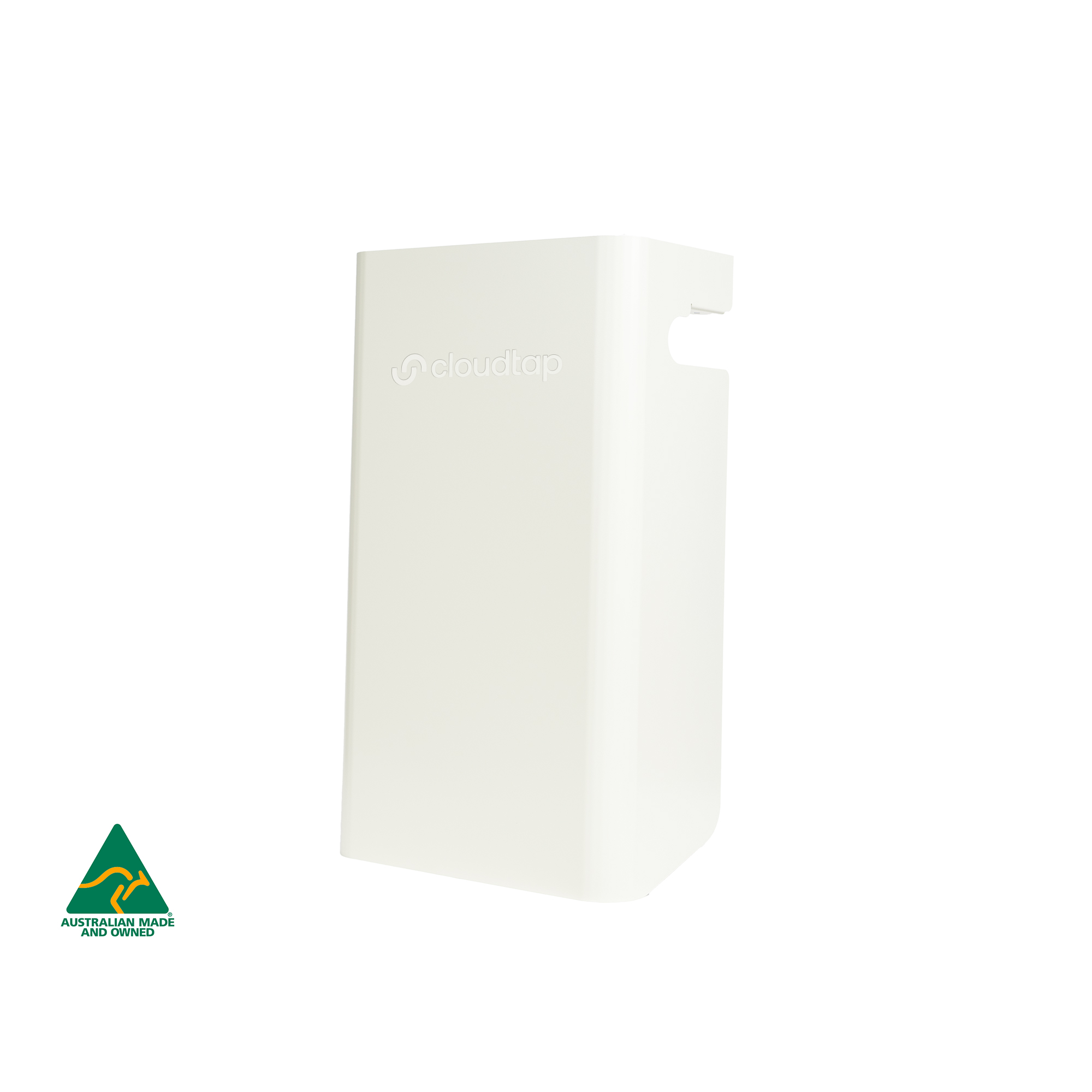 Surfmist powder-coated aluminium frame for Cloudtap 2-stage filtration system