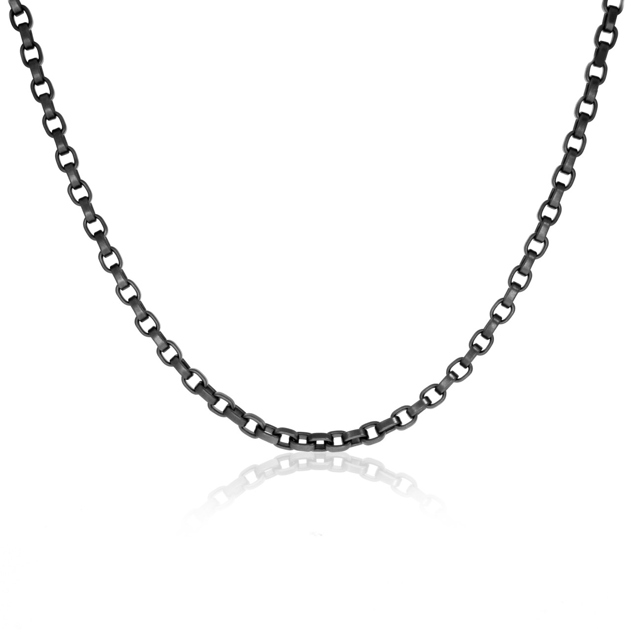 Stainless Steel Chain Necklace For Men Black Necklace Chains Curb Cuban  Link Jewelry | Wish