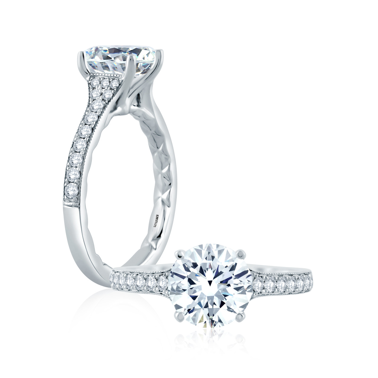 A.JAFFE Classics Engagement Ring MECRD2351Q/199 | Exclusively Diamonds