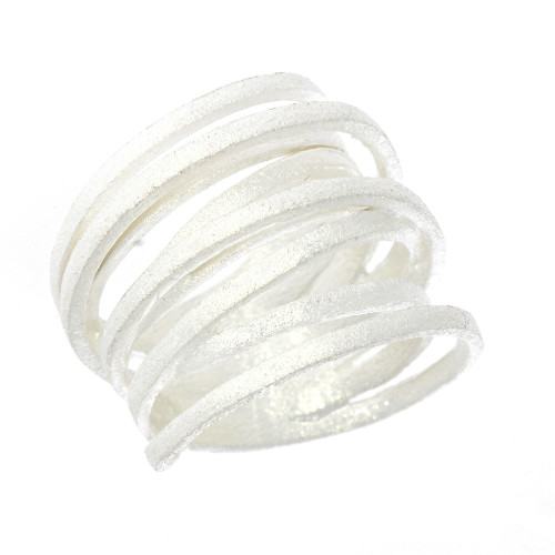 Sterling Silver Overlapping Coil Ring
