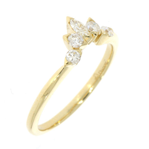 14K Yellow Gold Diamond Wedding Band