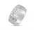 14K White Gold And Diamond Confetti Ring