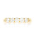 18K Yellow Gold Ring With 5 Diamonds in a Shared Prong Setting
