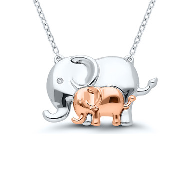 Buy 925 Silver Elephant Necklace, Elephant Pendant, Elephant Chain Necklace,  Elephant Necklace, Dainty Elephant Jewellery, Silver Charm Necklace Online  in India - Etsy