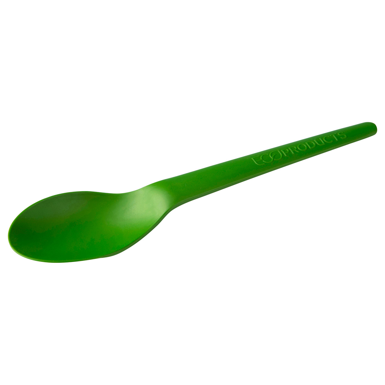 6in Plantware®Spoon, Wrapped, Green