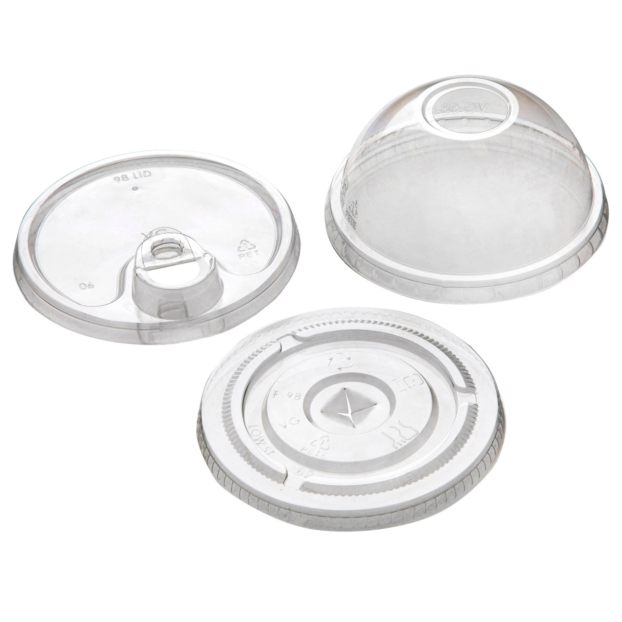 9-24oz Dome Lid for BlueStripe Cups