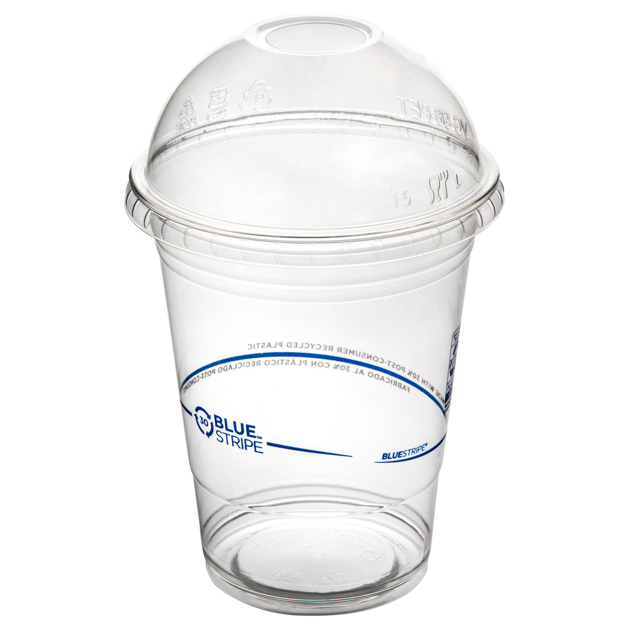 9-24oz Dome Lid for BlueStripe Cups