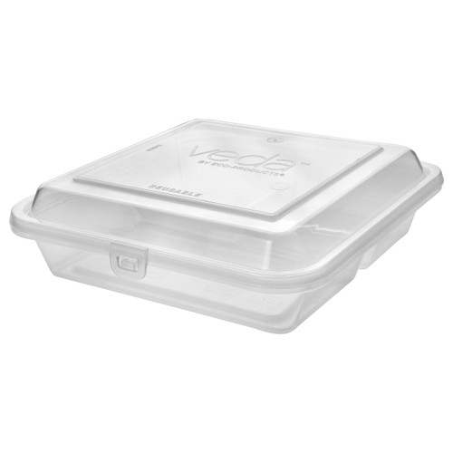 9in, 3-Compt Clamshell, Reusable