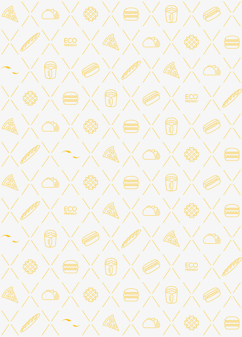 Eco Wrap 29,5 gsm White-Yellow 300x400mm