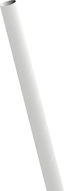 Paper Straw 195x6mm White