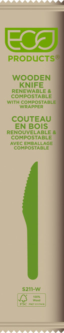 Birchwood Wrapped Knife 16,5cm - FSC 100%