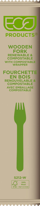 Birchwood Wrapped Fork 16cm - FSC 100%