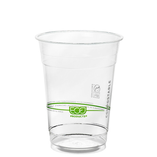 16oz GreenStripe Compostable Clear Cold Cup