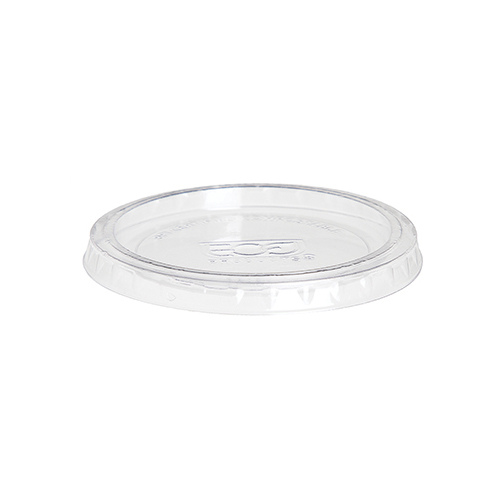 2-4oz PLA Lid for Portion Cups, Clear