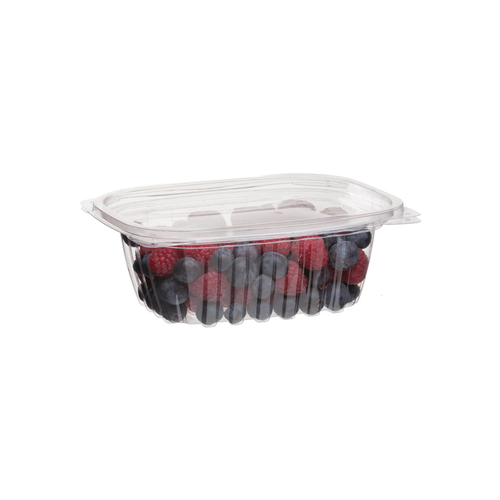 12oz Rectangular Deli Container & Lid, Clear