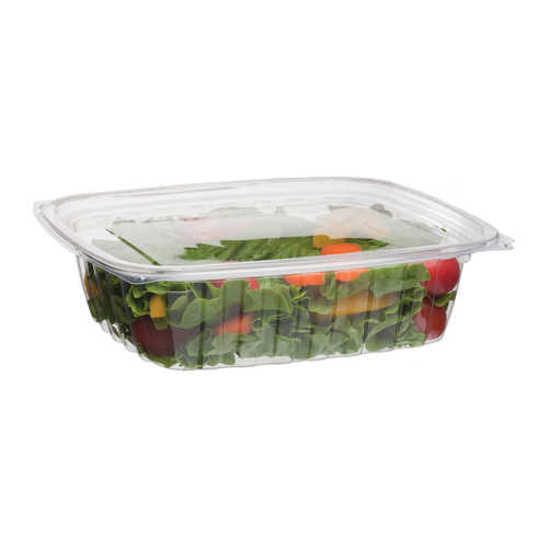 24oz Rectangular Deli Container & Lid, Clear