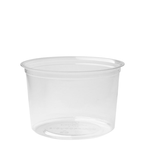 16oz Round Deli Container, Clear