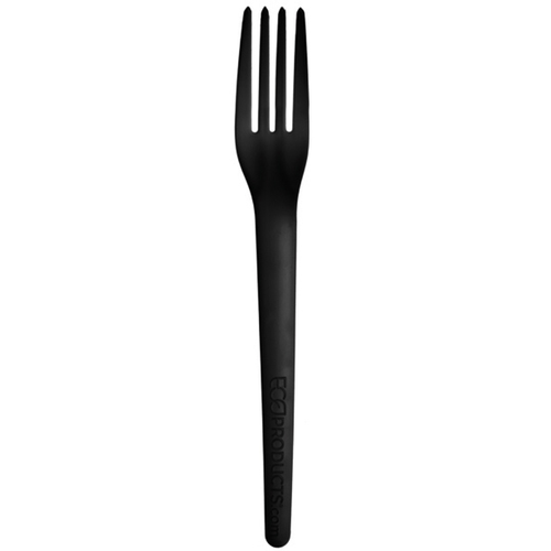 7in Plantware® Dinner Fork, Black