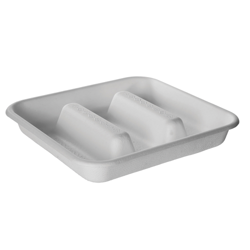 7in WorldView™ 3-Compt Taco Tray