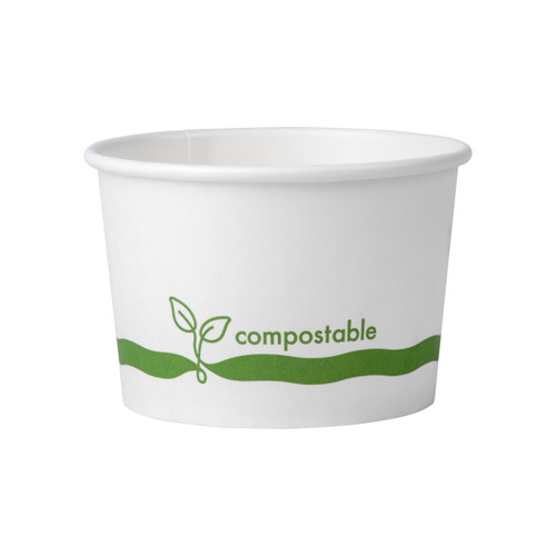 8oz Monogram Paper Food Container