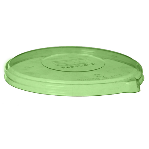 16-46oz WorldView™ Flat PLA Lid for Bowls, Green