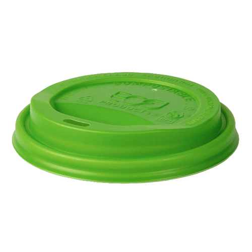 10-20oz EcoLid® for Hot Cups, Green