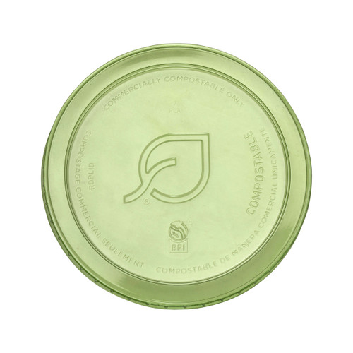 8-32oz Lid for Round Deli Containers, Green