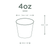MF Portion Cup 120ml (4oz) Ø 75mm