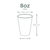 BP Hot Cup 235ml (8oz) Ø 80mm - FSC Mix