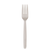 6in Cutlerease™ Dispensable Fork, White