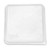 9in WorldView™ RPET Lid for Square Containers, Clear