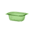 12oz Rectangular Deli Container & Lid, Green