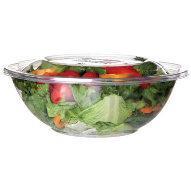 ● saladbowls ● CLING BAG ★25SS 64oz Squat Salad Bowl & Lid, Clear