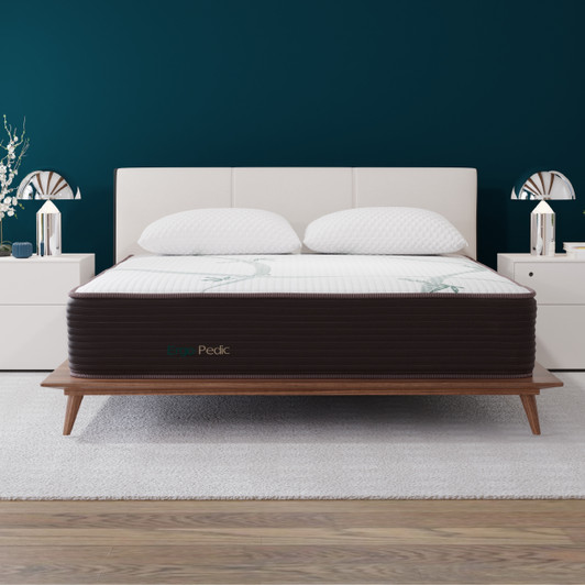 A ZenCloud Hybrid cooling gel memory foam mattress with a CBD and copper infusion for stress relief and better comfort. A ZenCloud Hybrid cooling gel memory foam mattress with a CBD and copper infusion for stress relief and better comfort.