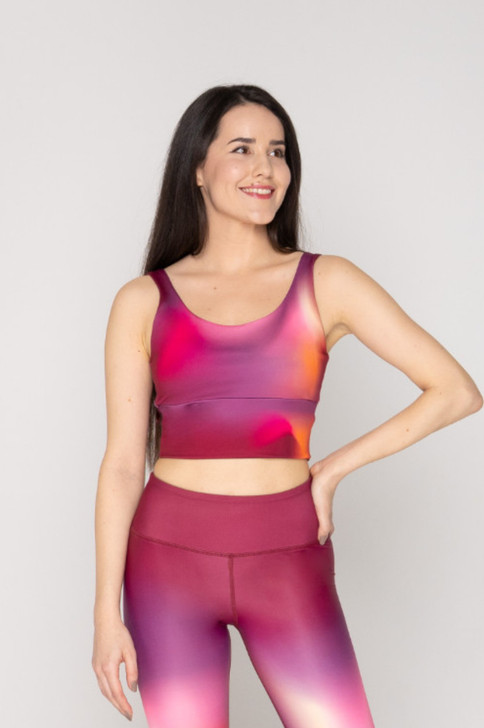 Pohlˇad z predu. Crop Top Boho.