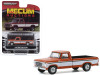 1978 Ford F-250 Custom Pickup Truck Orange Metallic with White Sides and Black Stripes (Davenport 2019) "Mecum Auctions Collector Cars" Series 5 1/64 Diecast Model Car by Greenlight
