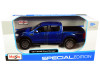 2019 Ford Ranger Lariat Sport Pickup Truck Dark Blue Metallic 1/27 Diecast Model Car by Maisto