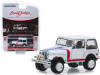 1981 Jeep CJ-7 Custom White (Lot #3005) Barrett Jackson "Scottsdale Edition" Series 4 1/64 Diecast Model Car by Greenlight