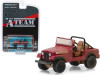 Jeep CJ-7 Red "Animal Preserve" "The A-Team" (1983-1987) TV Series "Hollywood Series" Release 24 1/64 Diecast Model Car by Greenlight