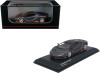 Lamborghini Centenario Black Metallic with Orange Accents 1/64 Diecast Model Car by Kyosho