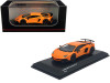 Lamborghini Aventador SV Orange 1/64 Diecast Model Car by Kyosho