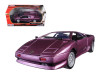 Lamborghini Diablo Purple Metallic 1/24 Diecast Model Car by Motormax