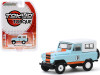 1966 Nissan Patrol #9 "Gulf Oil" Light Blue with White Top and Orange Stripes "Tokyo Torque" Series 8 1/64 Diecast Model Car by Greenlight
