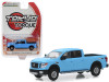 2018 Nissan Titan XD Pro-4X Pickup Truck Matt Light Blue "Tokyo Torque" Series 7 1/64 Diecast Model Car by Greenlight