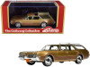 1969 Oldsmobile Vista Cruiser with Roof Rack Aztec Gold Metallic with Wood Paneling Limited Edition to 230 pieces Worldwide 1/43 Model Car by Goldvarg Collection