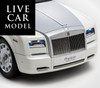 1/12 Kyosho Rolls-Royce Phantom Drophead Coupe (White) w/ Lights Diecast Car Model