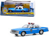 1990 Chevrolet Caprice "New York City Police Dept" (NYPD) Light Blue with White Top 1/43 Diecast Model Car by Greenlight