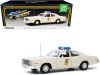 1975 Plymouth Fury Cream "Mississippi Highway Patrol" "Smokey and the Bandit" (1977) Movie 1/18 Diecast Model Car by Greenlight