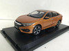 1/18 Dealer Edition Honda Civic (Orange) 10th Generation (2016–present) Diecast Car Model