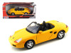 Porsche Boxster Convertible Yellow 1/24 Diecast Model Car by Motormax